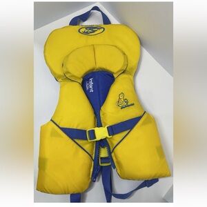 Infant Stohlquist Life Jacket 30lb or less ,Type II With Dual Support Collar